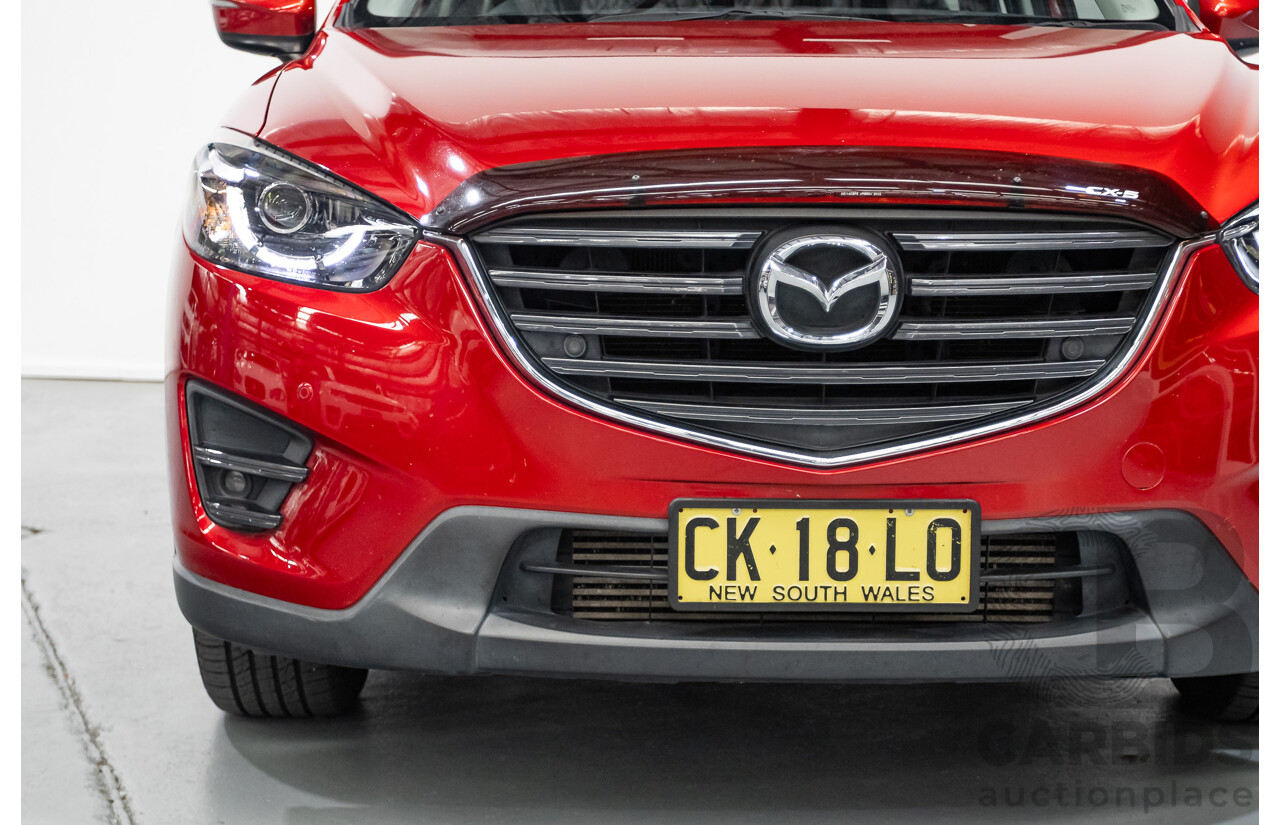 01/2015 Mazda CX-5 GT (AWD) MY15 4D Wagon Soul Red Turbo Diesel 2.2L