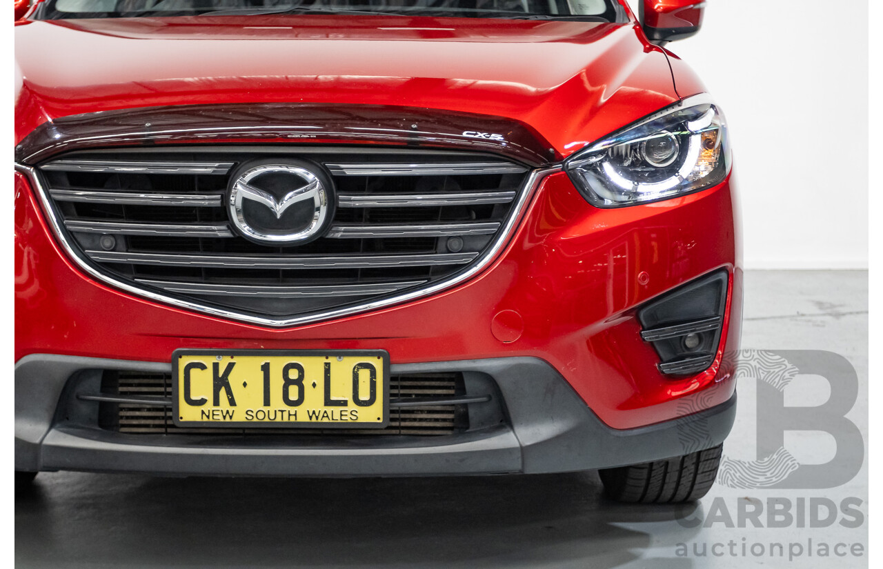 01/2015 Mazda CX-5 GT (AWD) MY15 4D Wagon Soul Red Turbo Diesel 2.2L