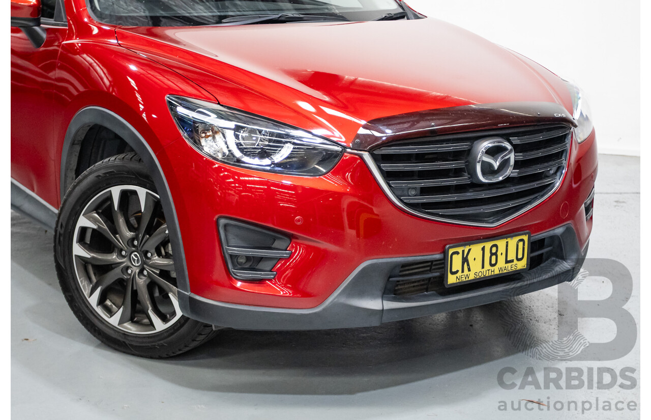 01/2015 Mazda CX-5 GT (AWD) MY15 4D Wagon Soul Red Turbo Diesel 2.2L