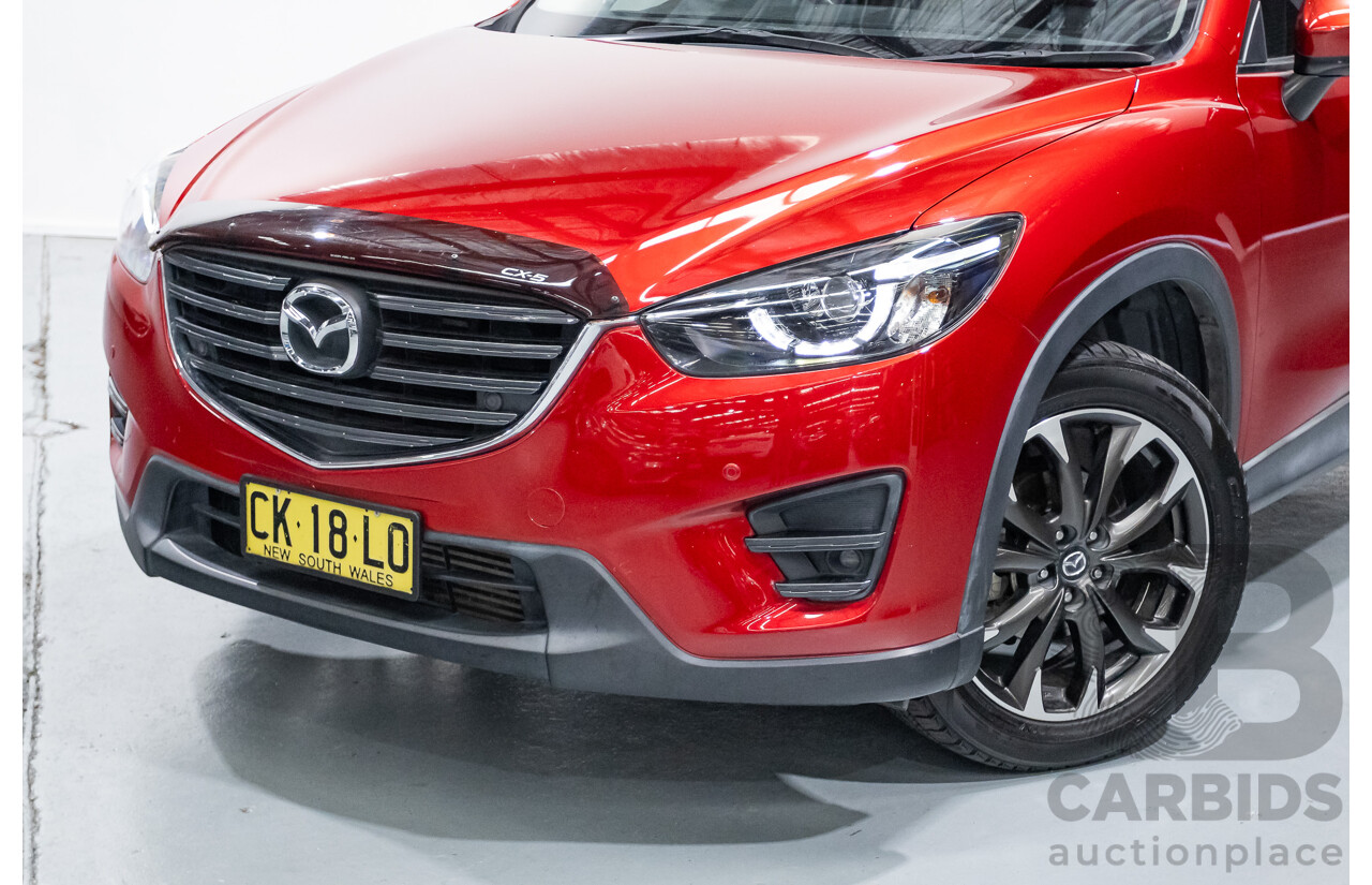01/2015 Mazda CX-5 GT (AWD) MY15 4D Wagon Soul Red Turbo Diesel 2.2L