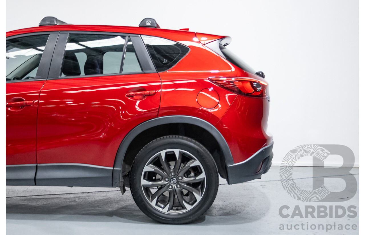 01/2015 Mazda CX-5 GT (AWD) MY15 4D Wagon Soul Red Turbo Diesel 2.2L