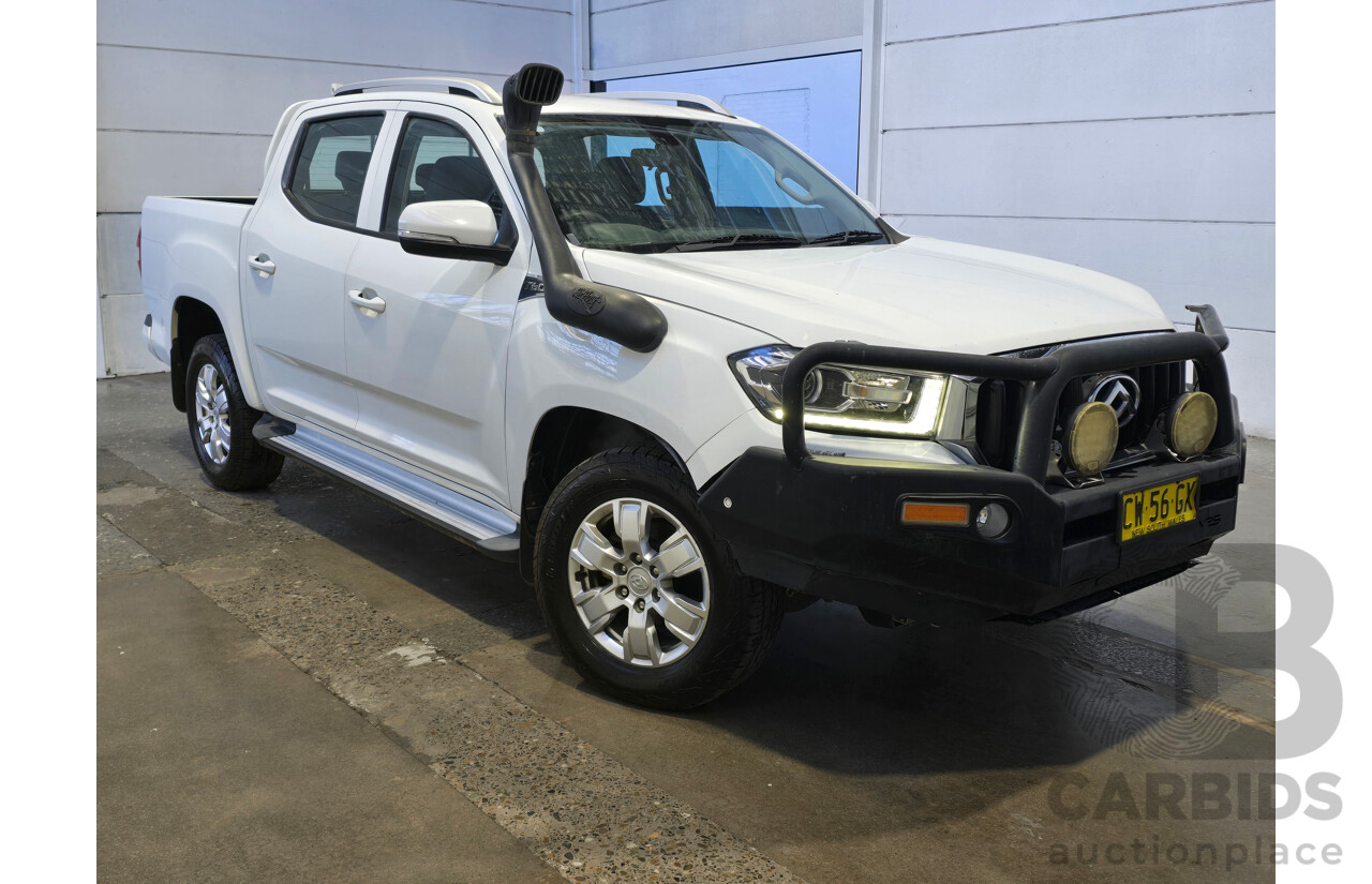 06/2020 LDV T60 Pro (4x4) SK8C 4d Dual Cab Utility Blanc White Turbo Diesel 2.8L