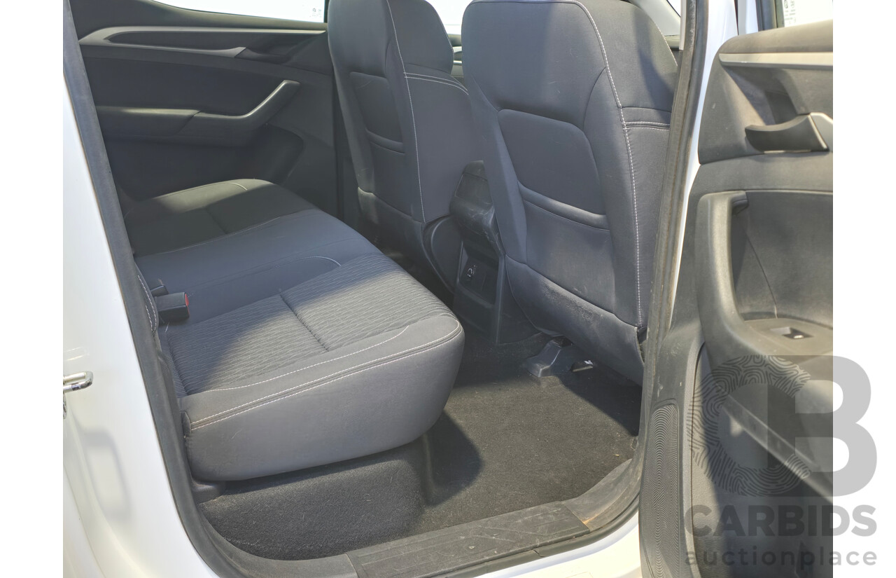 06/2020 LDV T60 Pro (4x4) SK8C 4d Dual Cab Utility Blanc White Turbo Diesel 2.8L