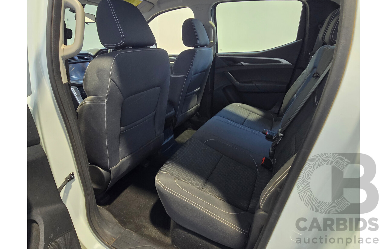 06/2020 LDV T60 Pro (4x4) SK8C 4d Dual Cab Utility Blanc White Turbo Diesel 2.8L