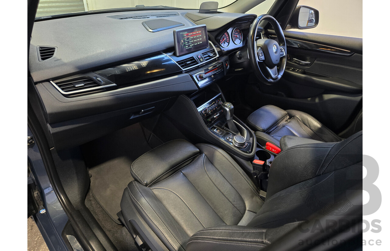 2/2015 BMW 225i Active Tourer Sport Line F45 4d Wagon Atlantic Grey Metallic Turbo 2.0L