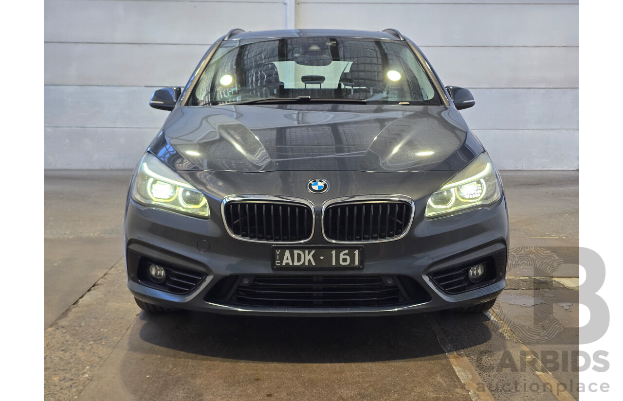 2/2015 BMW 225i Active Tourer Sport Line F45 4d Wagon Atlantic Grey Metallic Turbo 2.0L