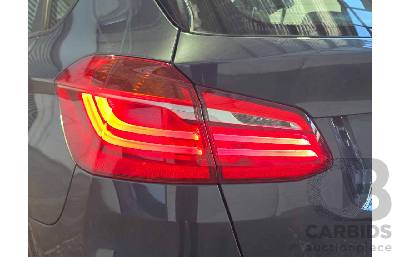 2/2015 BMW 225i Active Tourer Sport Line F45 4d Wagon Atlantic Grey Metallic Turbo 2.0L