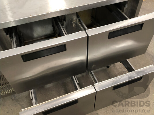 1659637 · Williams Opal Stainless Steel Four Drawer Gastronomy Refrigerator