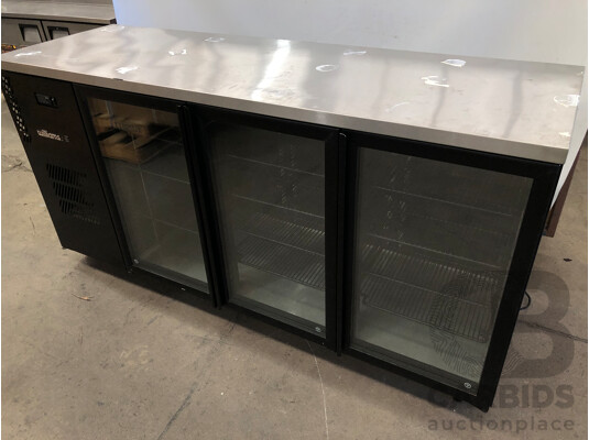 1659630 · Williams Cameo Three Door Back Bar  Commercial Refrigerator