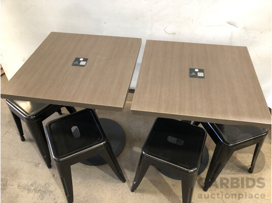 1659645 · Two Cafe Tables and Four Stools