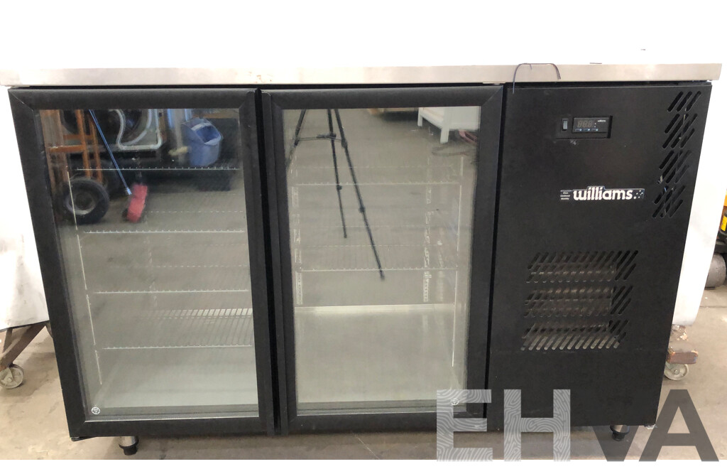Williams Cameo Three Door Back Bar  Commercial Refrigerator
