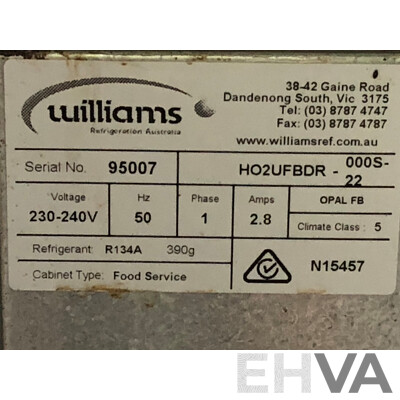 Williams Opal Stainless Steel Four Drawer Gastronomy Refrigerator