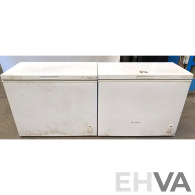 Westinghouse 200 Litre Chest Freezer - Lot of Two