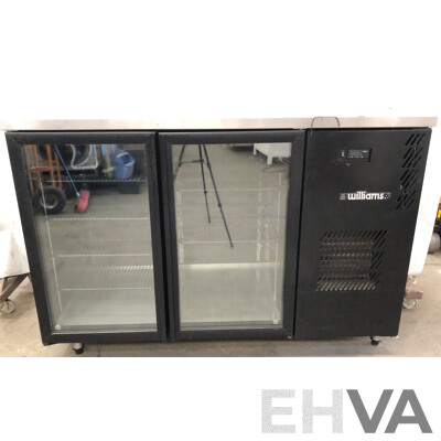 Williams Cameo Three Door Back Bar  Commercial Refrigerator