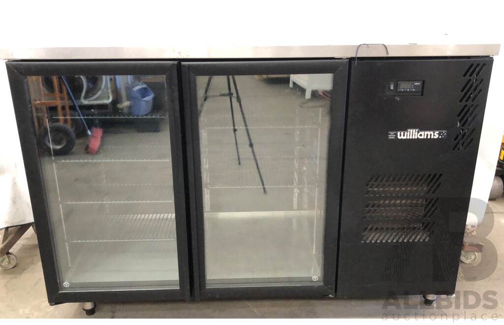 Williams Cameo Three Door Back Bar  Commercial Refrigerator