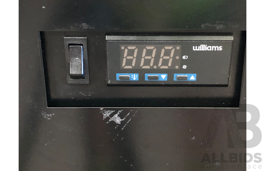 Williams Cameo Three Door Back Bar  Commercial Refrigerator