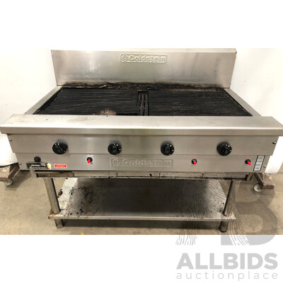 Goldstein Four Burner Natural Gas Char Broiler