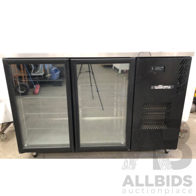 Williams Cameo Three Door Back Bar  Commercial Refrigerator