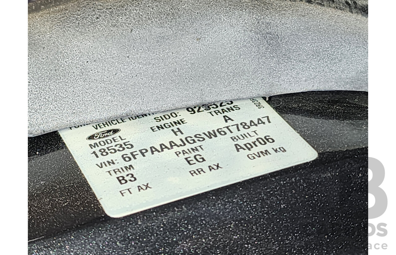 4/2006 Ford Falcon XR6 BF 4d Sedan Grey 4.0L