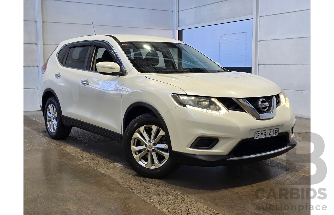 11/2016 Nissan X-Trail ST T32 4d Wagon Ivory Pearl White 2.5L - 7 Seater