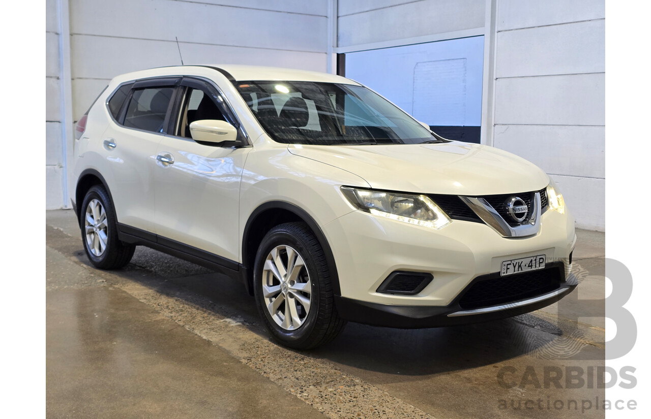 11/2016 Nissan X-Trail ST T32 4d Wagon Ivory Pearl White 2.5L - 7 Seater