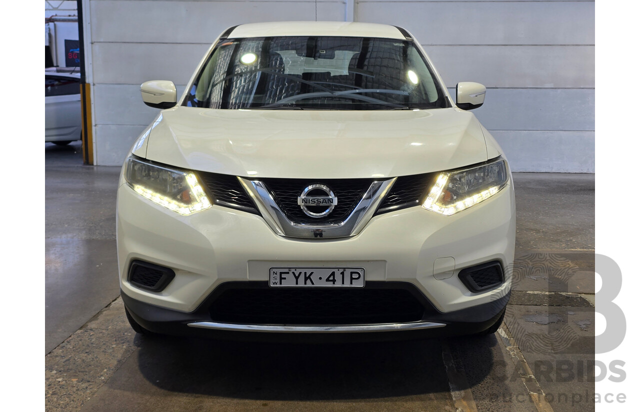 11/2016 Nissan X-Trail ST T32 4d Wagon Ivory Pearl White 2.5L - 7 Seater