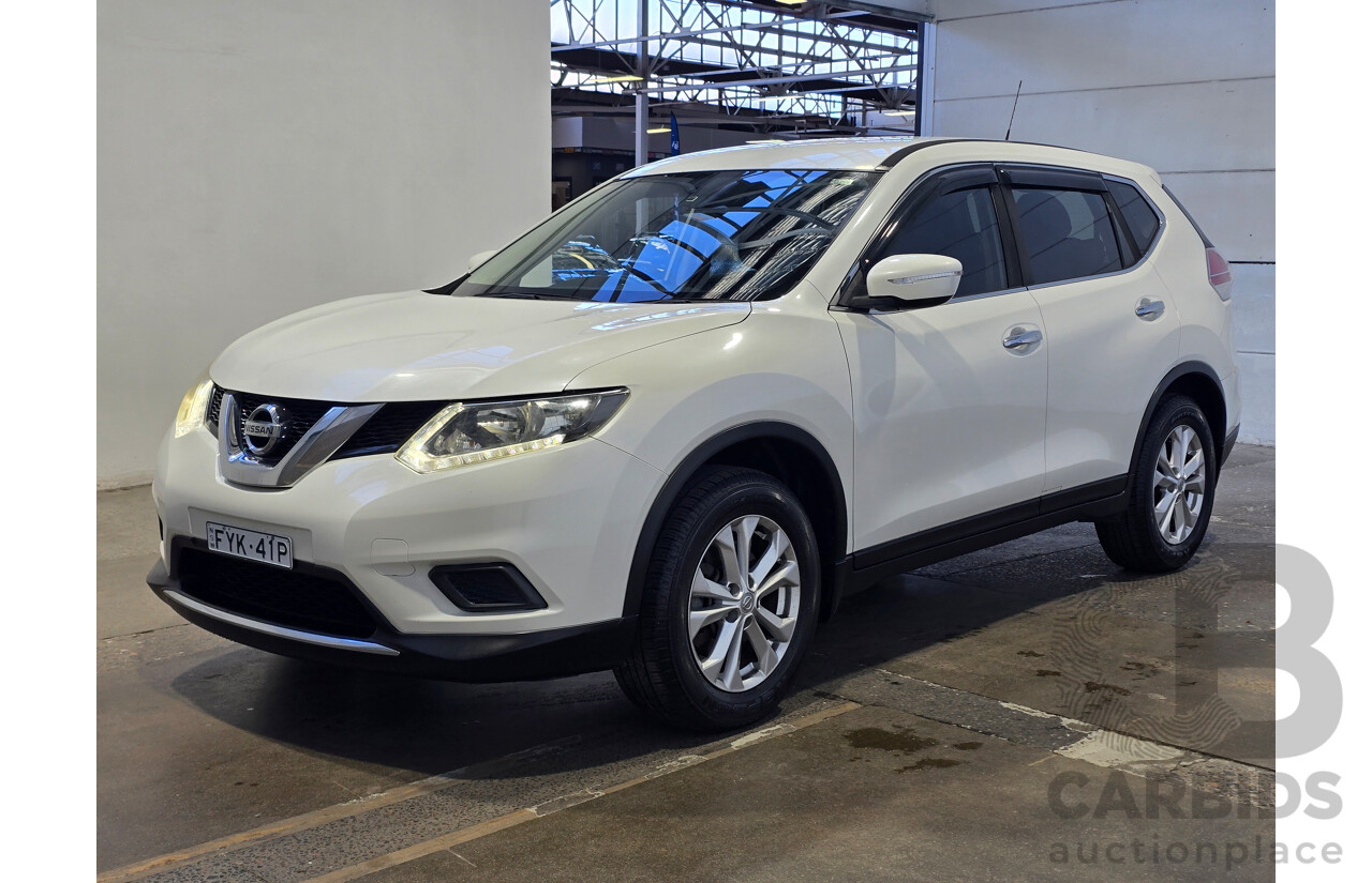 11/2016 Nissan X-Trail ST T32 4d Wagon Ivory Pearl White 2.5L - 7 Seater