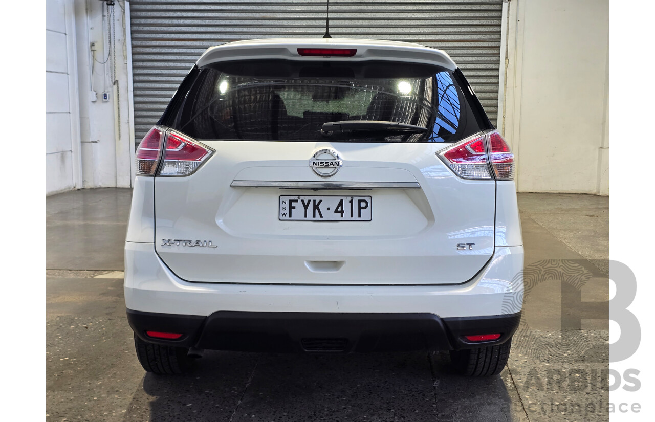 11/2016 Nissan X-Trail ST T32 4d Wagon Ivory Pearl White 2.5L - 7 Seater