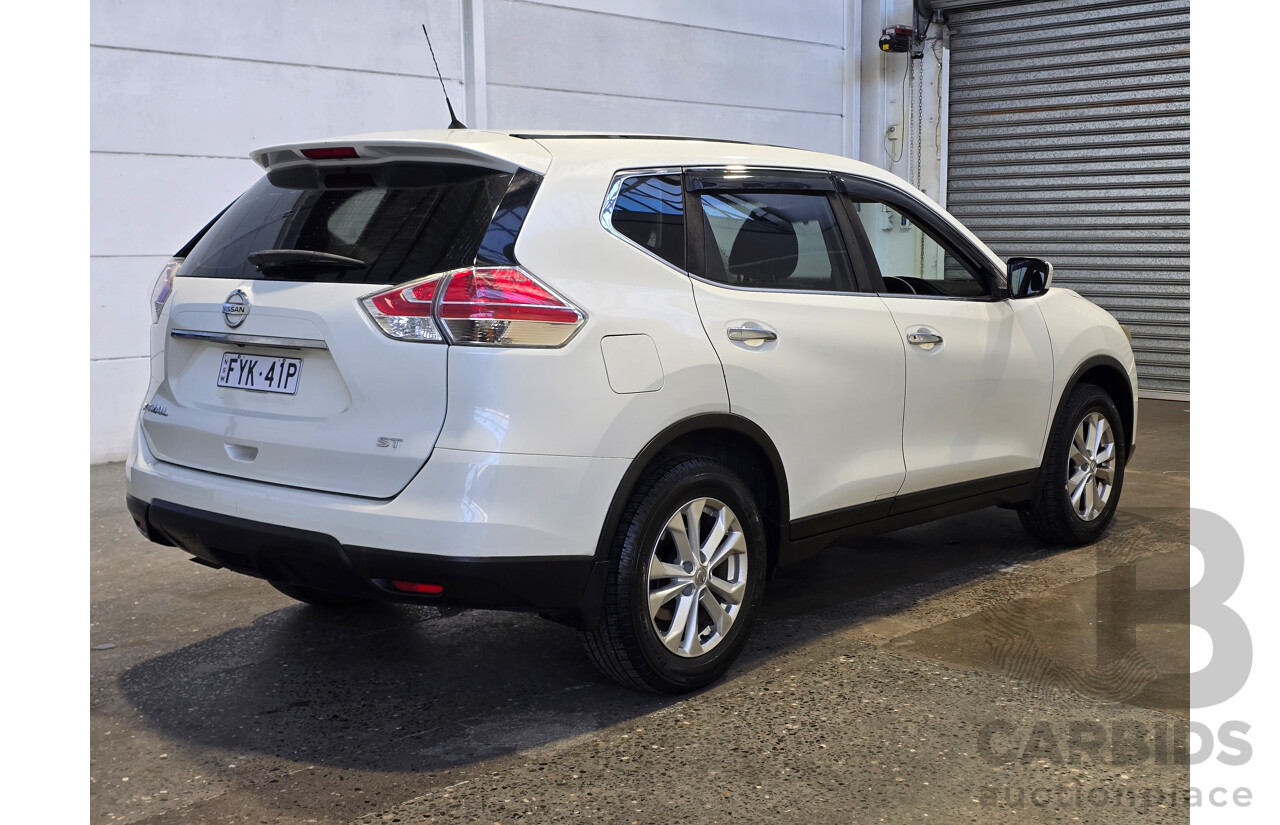 11/2016 Nissan X-Trail ST T32 4d Wagon Ivory Pearl White 2.5L - 7 Seater