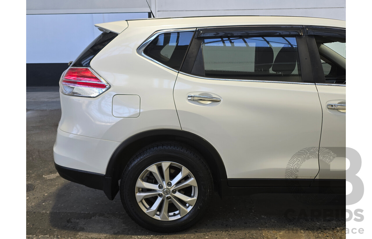 11/2016 Nissan X-Trail ST T32 4d Wagon Ivory Pearl White 2.5L - 7 Seater