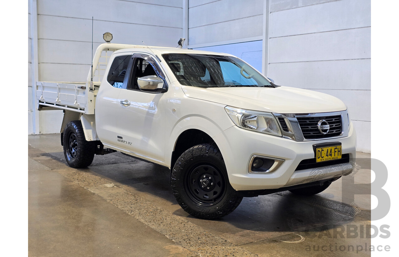 5/2016 Nissan Navara RX (4x4) NP300 D23 King Cab Chassis Polar White Turbo Diesel 2.3L