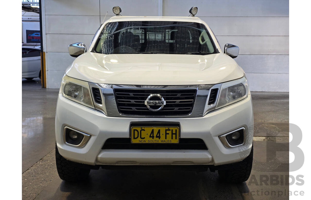 5/2016 Nissan Navara RX (4x4) NP300 D23 King Cab Chassis Polar White Turbo Diesel 2.3L