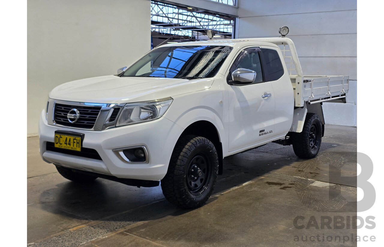5/2016 Nissan Navara RX (4x4) NP300 D23 King Cab Chassis Polar White Turbo Diesel 2.3L