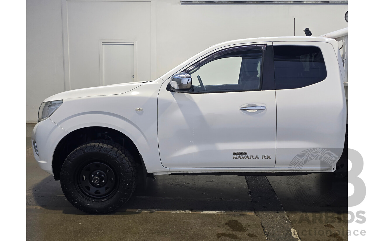 5/2016 Nissan Navara RX (4x4) NP300 D23 King Cab Chassis Polar White Turbo Diesel 2.3L