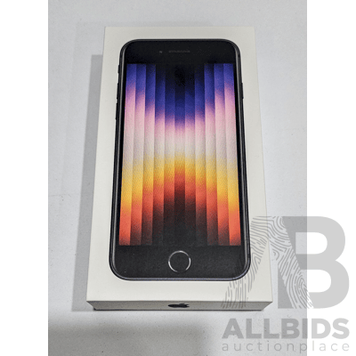 Apple (A2783) 4.7-Inch 64GB IPhone SE Midnight - Brand New