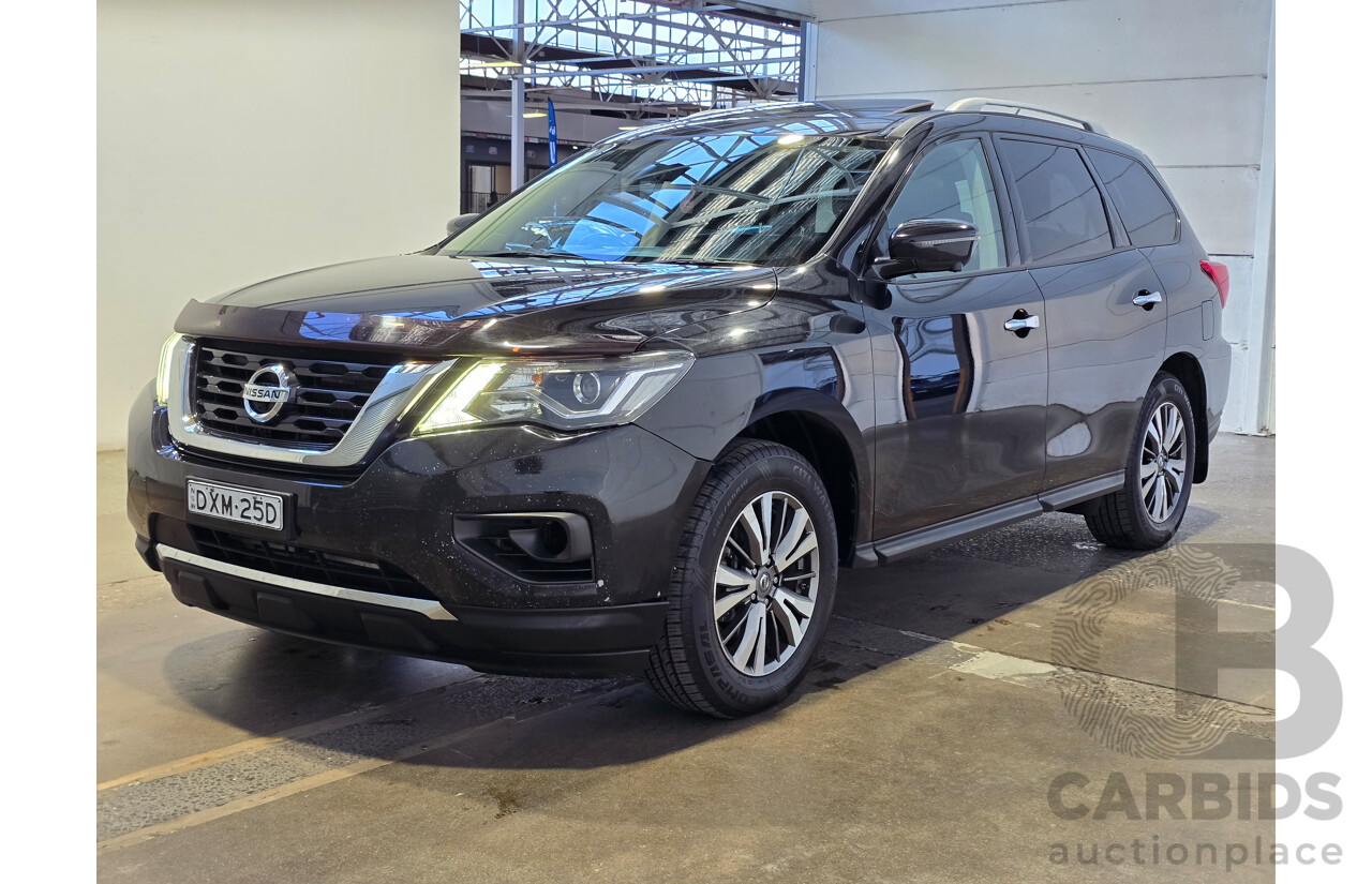 8/2018 Nissan Pathfinder ST-L (4x4) R52 Series 2 MY18 4d Wagon Diamond Black Metallic V6 3.5L - 7 Seater
