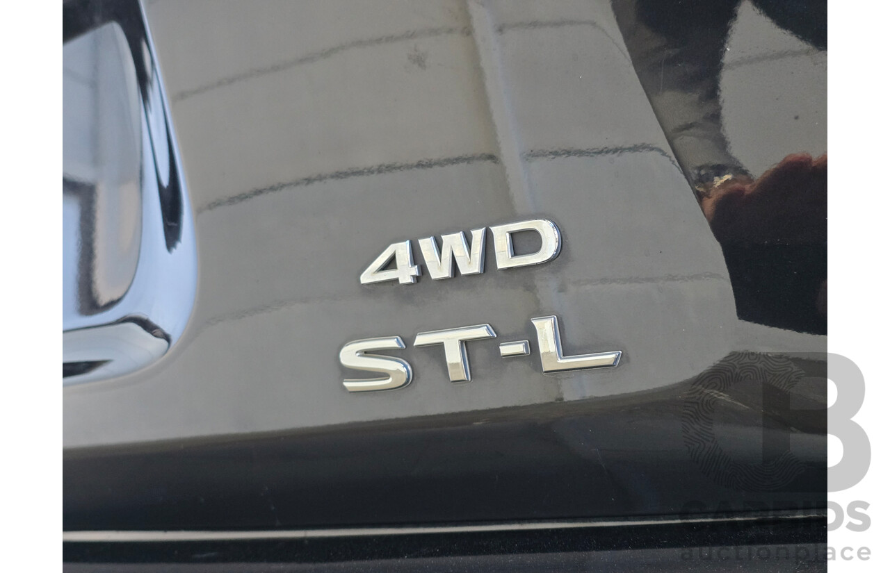 8/2018 Nissan Pathfinder ST-L (4x4) R52 Series 2 MY18 4d Wagon Diamond Black Metallic V6 3.5L - 7 Seater
