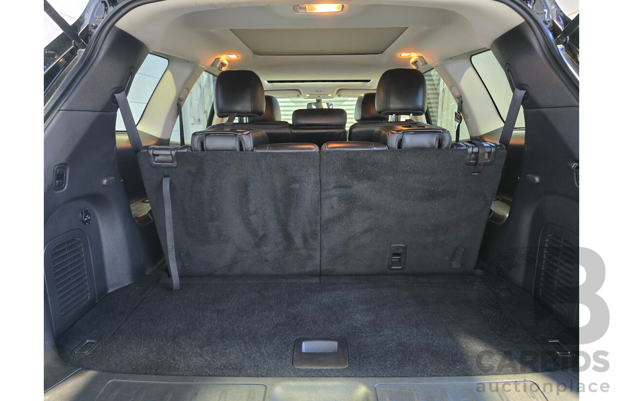8/2018 Nissan Pathfinder ST-L (4x4) R52 Series 2 MY18 4d Wagon Diamond Black Metallic V6 3.5L - 7 Seater