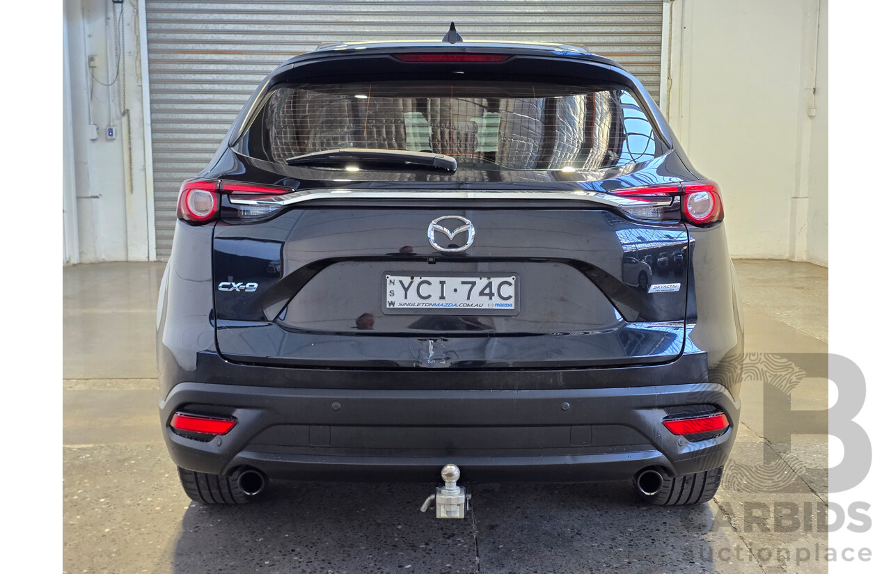 02/2019 Mazda CX-9 Touring TC MY19 4d Wagon Jet Black Turbo 2.5L - 7 Seater