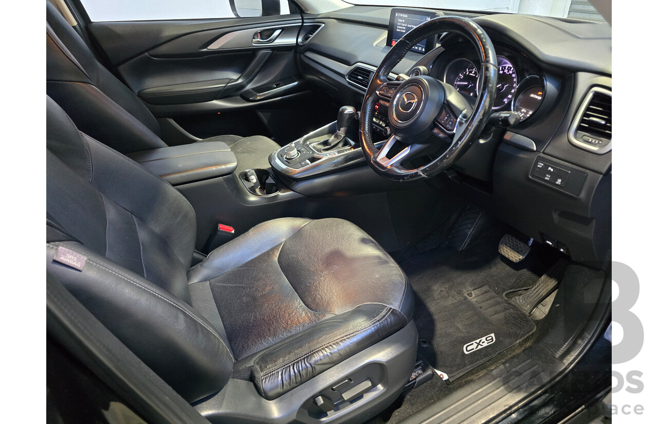 02/2019 Mazda CX-9 Touring TC MY19 4d Wagon Jet Black Turbo 2.5L - 7 Seater