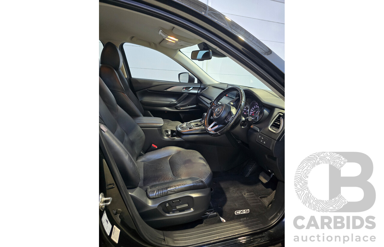 02/2019 Mazda CX-9 Touring TC MY19 4d Wagon Jet Black Turbo 2.5L - 7 Seater