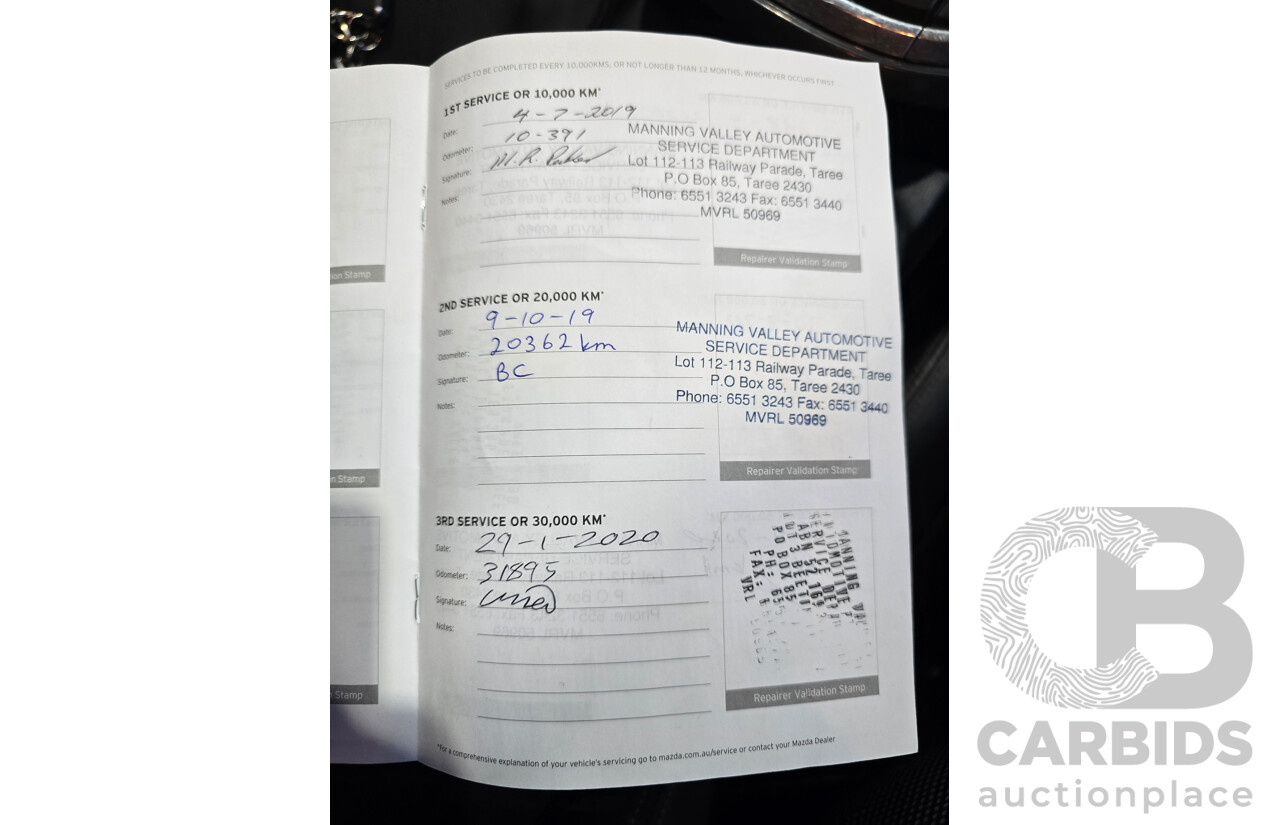 02/2019 Mazda CX-9 Touring TC MY19 4d Wagon Jet Black Turbo 2.5L - 7 Seater