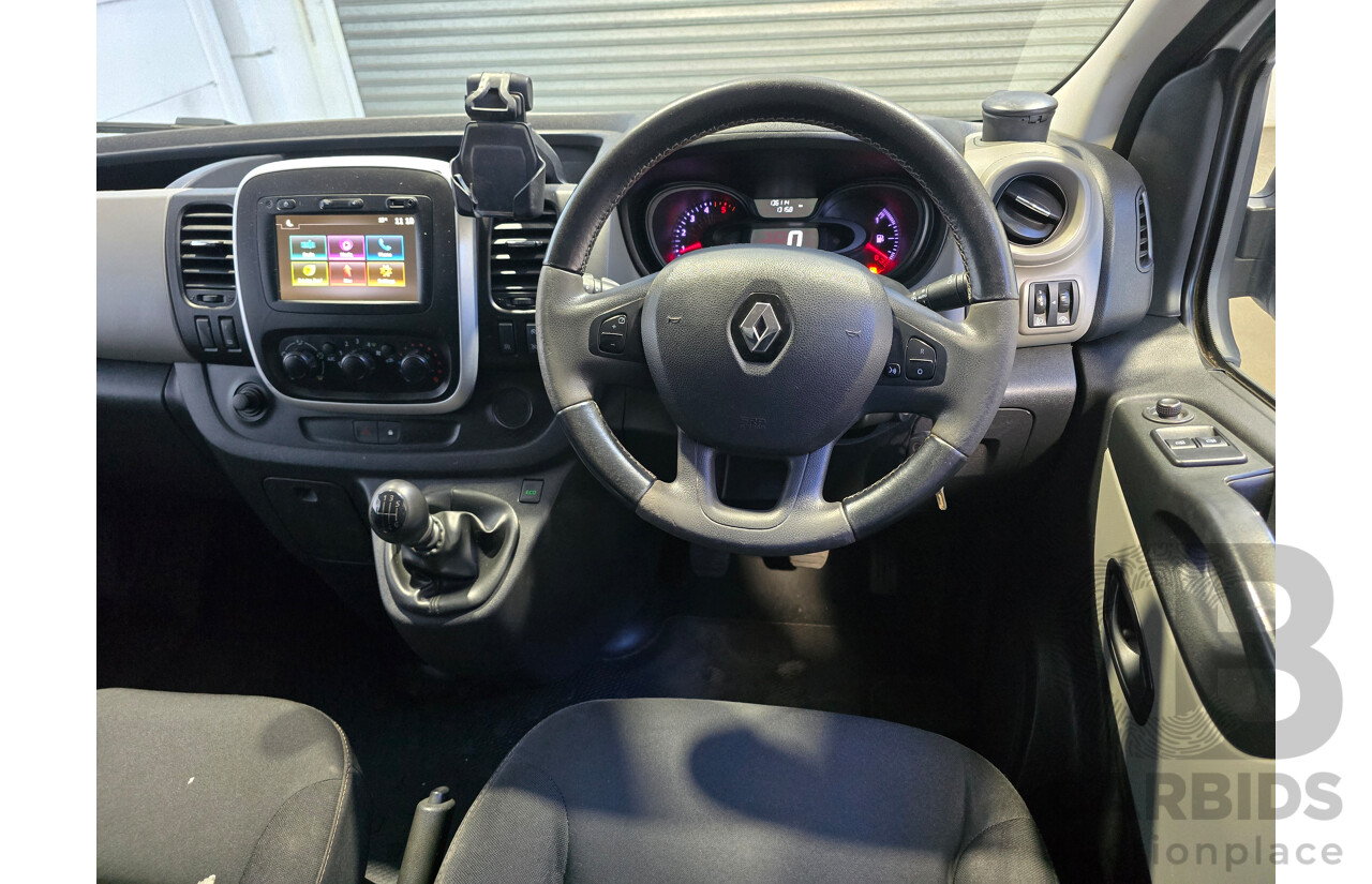 11/2019 Renault Trafic Premium SWB Low Roof X82 MY20 2d Van White Twin Turbo Diesel 1.6L