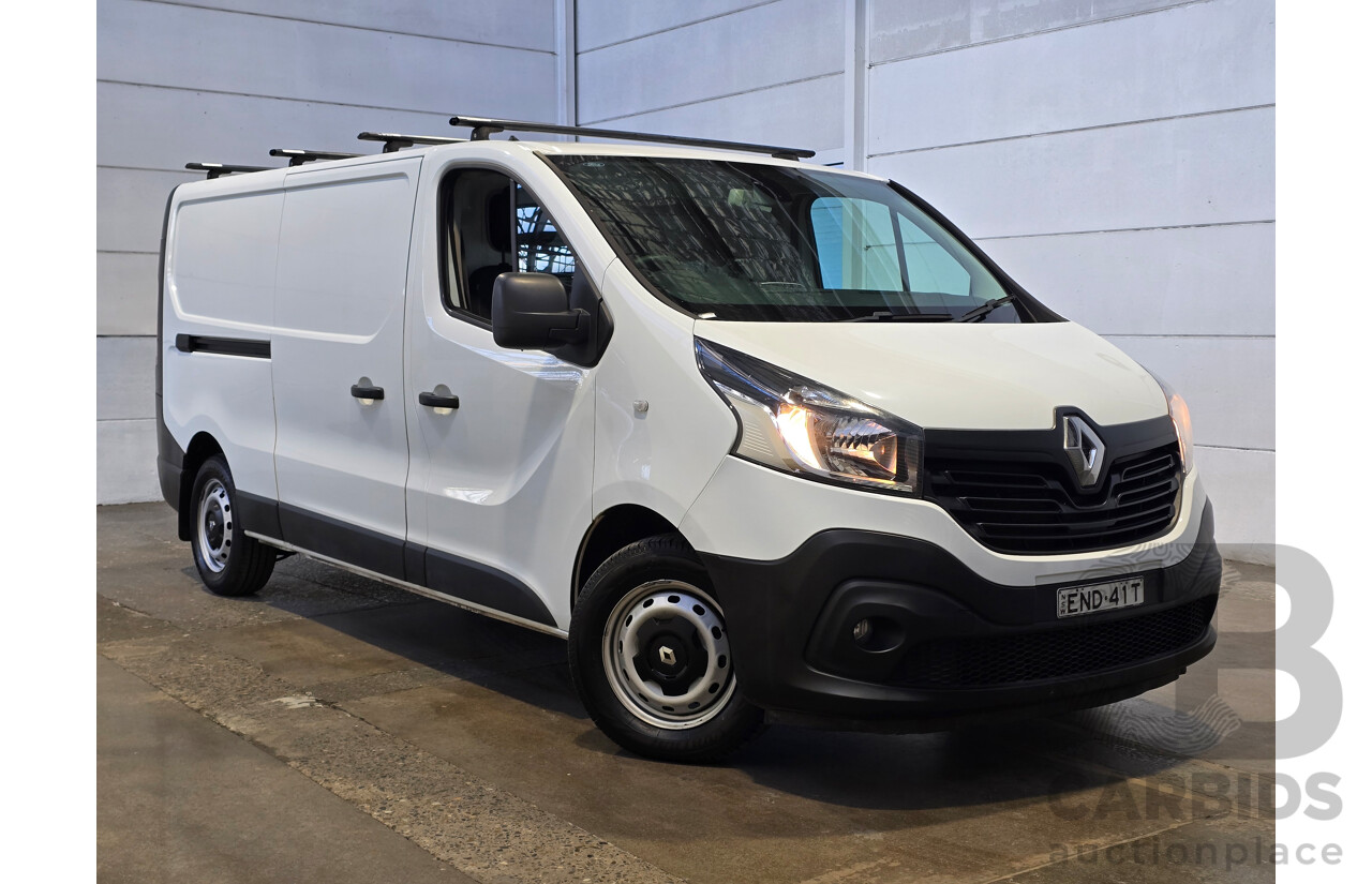 11/2019 Renault Trafic Premium LWB Low Roof X82 MY20 2d Van White Twin Turbo Diesel 1.6L