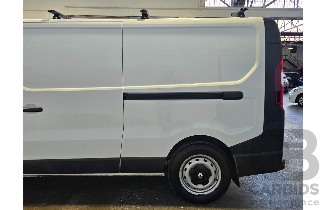 11/2019 Renault Trafic Premium LWB Low Roof X82 MY20 2d Van White Twin Turbo Diesel 1.6L