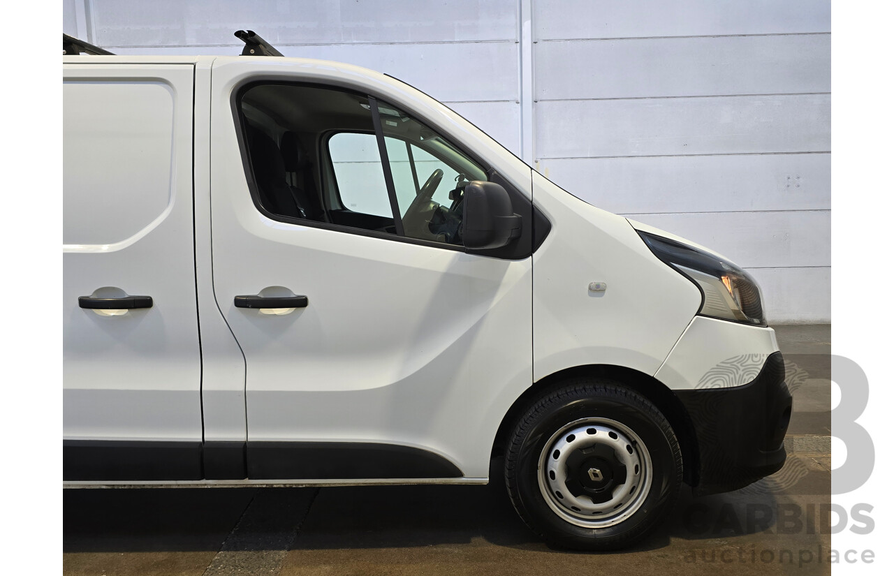 11/2019 Renault Trafic Premium LWB Low Roof X82 MY20 2d Van White Twin Turbo Diesel 1.6L