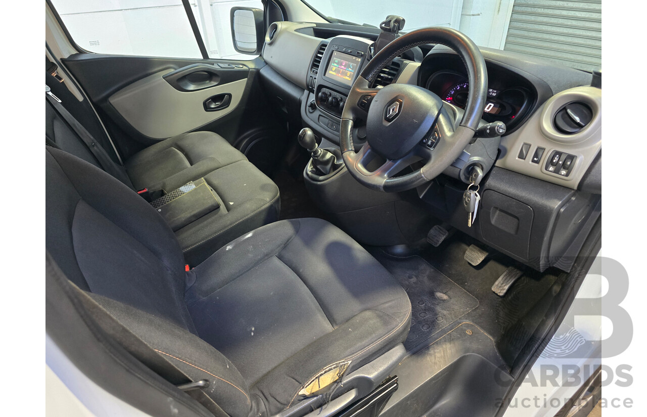 11/2019 Renault Trafic Premium LWB Low Roof X82 MY20 2d Van White Twin Turbo Diesel 1.6L
