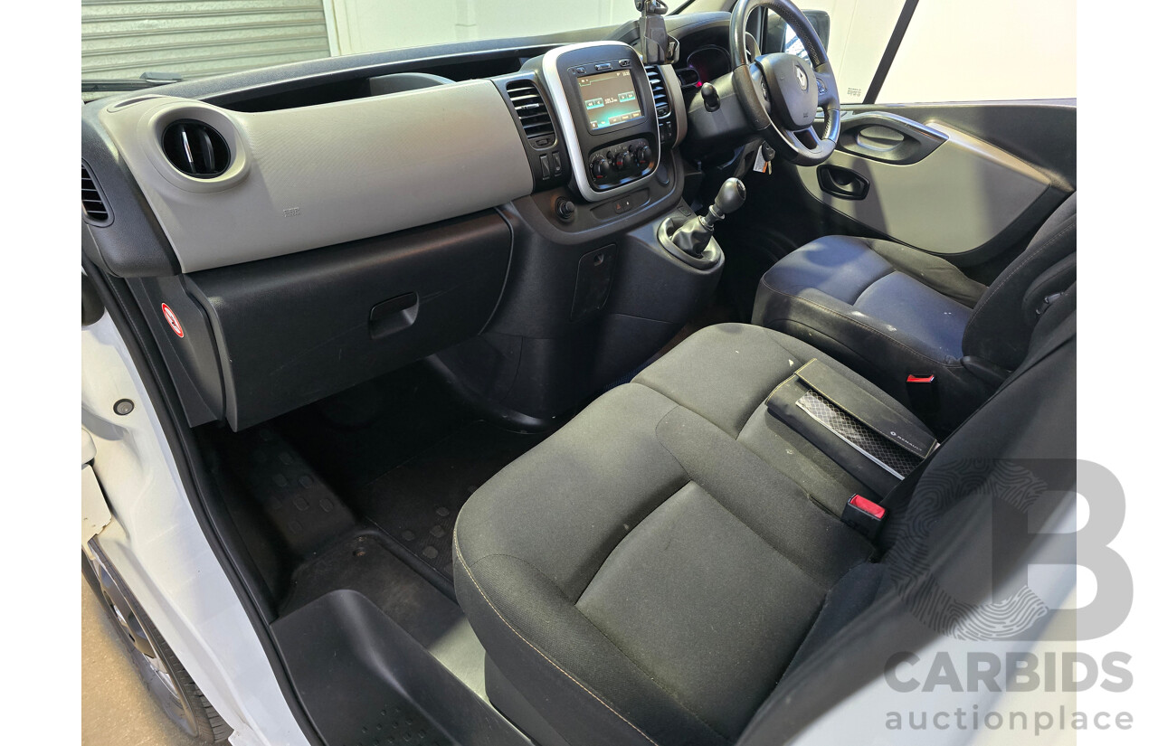 11/2019 Renault Trafic Premium LWB Low Roof X82 MY20 2d Van White Twin Turbo Diesel 1.6L