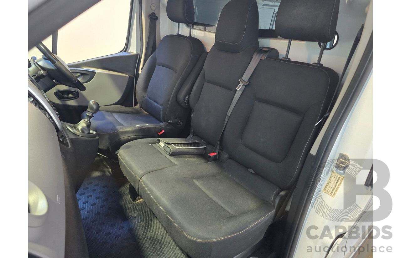 11/2019 Renault Trafic Premium LWB Low Roof X82 MY20 2d Van White Twin Turbo Diesel 1.6L