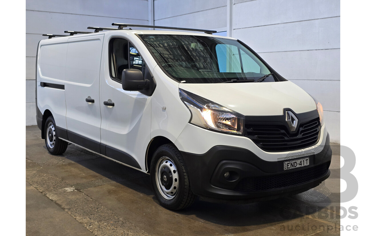 11/2019 Renault Trafic Premium SWB Low Roof X82 MY20 2d Van White Twin Turbo Diesel 1.6L
